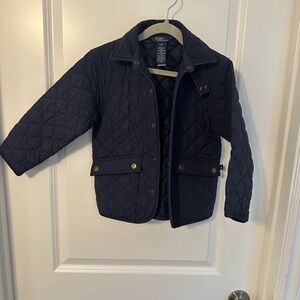 Polo by Ralph Lauren Navy Quilted Kids Jacket